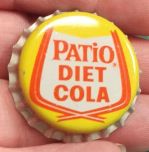 Vintage 1960s UNUSED cork lined Soda Pop Bottle Cap Patio Diet Cola by Pepsi Co. - Picture 1 of 6