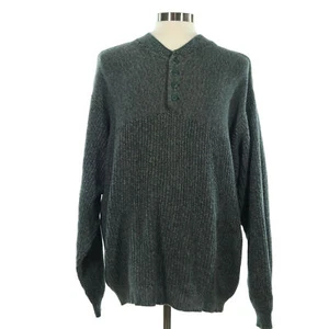 Columbia Men's Blue Knit Henley Pullover Sweater - Size XXL - Picture 1 of 9