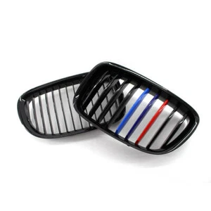 Glossy M-Look Front Kidney Grille Grill For BMW F07 5 Series 535i 550i GT 09-17 - Picture 1 of 4
