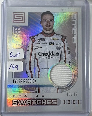 Tyler Reddick /49 2021 Panini Chronicles Status Swatches #SS-TR NASCAR Racing - Image 1 of 3