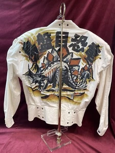 Vintage 80s Kansai O2 Yamamoto Jacket Art wear 90s Novelty International Cotton - Picture 1 of 12