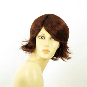 short wig for women dark brown copper intense ref: 322 edwige PERUK - Imagen 1 de 8