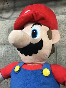 2012 Nintendo Super Mario 22 Zoll Plüschtier Kissen Rückentasche mit Reißverschluss  - Bild 1 von 5