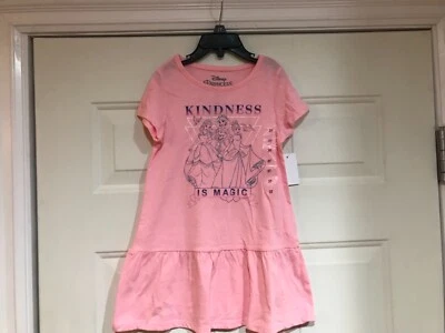 2022~Disney Pink Princess Girls Dress Embroidered Size 3T NIB~With Tag~Free Ship - Image 1 of 4