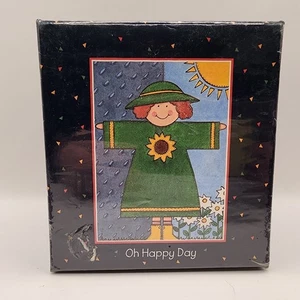 "Estatuilla Lang & Wise Box Buddies #51 Oh Happy Day Sherri Buck Baldwin 3,25""" - Imagen 1 de 4