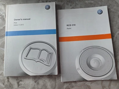 VOLKSWAGEN VW POLO OWNERS MANUAL 331 PAGES & AUDIO HANDBOOK 50 PAGES / 2009 2013 - Image 1 of 3
