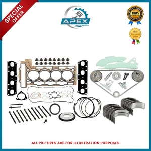 BMW N13B16 N13 1.6 PETROL TIMING CHAIN KIT WITH ENGINE REBUILD KIT SERIES 3 F80 - Picture 1 of 4