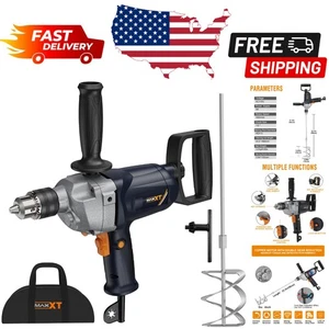 Professional 9A Electric Drill Mixer with Multi-Direction Handle & 600 RPM Speed - Picture 1 of 14