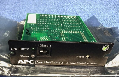 Adaptador SNMP PowerNet ranura inteligente APC monitorización remota UPS módulo tarjeta Foto 1 de 4