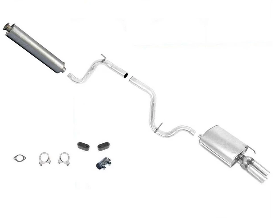 Dual Tip Muffler Exhaust System Fits Buick Regal 3.8L 1997-2002 - Image 1 of 4