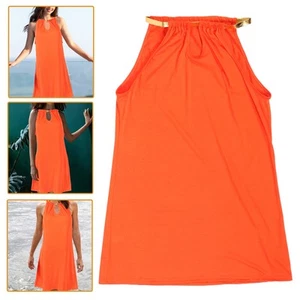 Sequin Dress Strapless Backless Woman Girls Halterneck Sleeveless - Picture 1 of 12