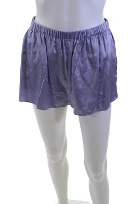 Pantalones Cortos Fleur du Mal Unisex Púrpura Seda Talla XS Foto 1 de 4
