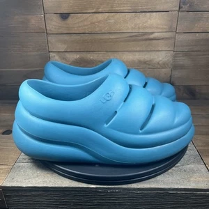 Ugg Womens Size US 10 Sport Yeah Clog Summer Sky Blue Comfort Platform Shoes - Picture 1 of 10