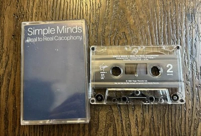 Simple Minds Real To Real Cacophony Cassette 1982 Virgin Records VG+++ - Image 1 of 3