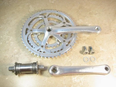 Campagnolo Mirage Triple Crankset 52/42/32T 170mm Square Taper + Bottom Bracket - Image 1 of 4
