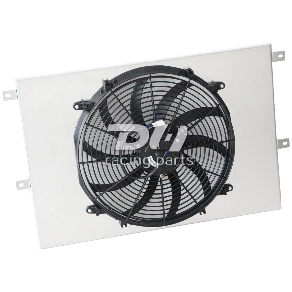 Cubierta de aluminio + 16" Fan Fit Dodge Ramcharger 1971-1978 D/W 200 300 camioneta CB300 Foto 1 de 4