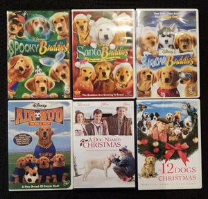 6 Holiday DVDs: Spooky Buddies, Santa Buddies, Snow Buddies, Air Bud, A Dog Name - Bild 1 von 4