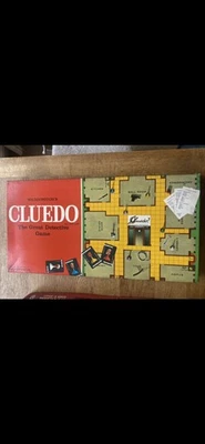 Vintage Cluedo Board Game Waddington 1975 Original Instructions No Murder Cards - Image 1 of 4