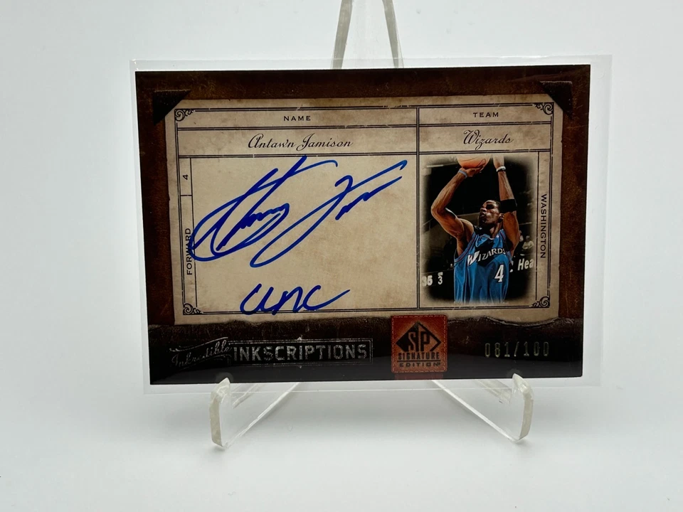 Antawn Jamison autograph card 2006-07 SP Signature Inkscriptions /100 UNC - Image 1 of 2