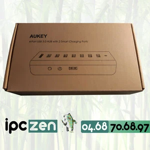 AUKEY USB Hub Powered Charging 7 Port USB 3.0 Hub 3 Charging Ports & 4 USB 3.0 - Imagen 1 de 3