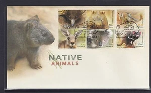 AUSTRALIA - 2015 Aussie NATIVE ANIMALS /WILDLIFE Design set on FDC - Picture 1 of 1