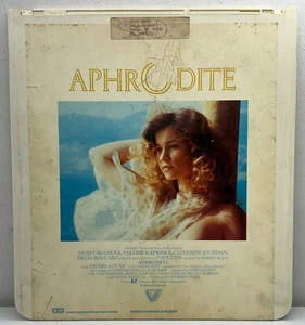 1982 Aphrodite CED Laserdisc Vestron Greek Mythology Movie Valerie Kaprisky READ - Picture 1 of 3