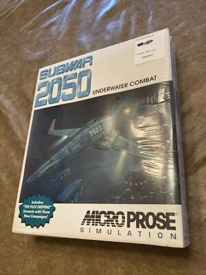 Subwar 2050: The Underwater Combat Simulation MicroProse PC IBM CD ROM 1994 New - Image 1 of 4