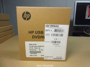 HP Mobile External USB DVD-Writer DVD-RW GP70N - F2B56AA - NEW NEU NUOVO IN BOX - Afbeelding 1 van 4
