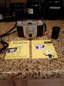 Vintage Kodak PONY 135 Camera Model B / Case / Serial No 642862 Great Condition - Picture 1 of 5