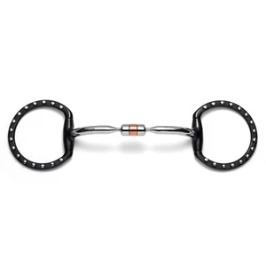 Cavalon Eggbutt Kapsel Silber gepunktet Trense Gebiss - Bild 1 von 2