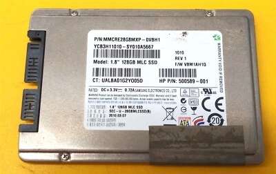 ⭐️⭐️⭐️⭐️⭐️ Samsung MMCRE28G8MXP-0VBH1 1.8" 128GB MLC SSD  - Image 1 of 2