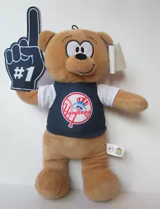 NEW YORK YANKEES #1 FAN OSO DE PELUCHE 14" PELUCHE MLB licencia cosas buenas THK3 - Imagen 1 de 4