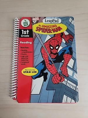 Leappad Leap Frog 1st Grade “The Amazing Spiderman” Reading Book Only - Image 1 of 4