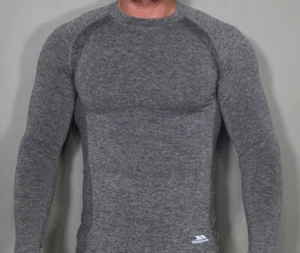 MEN'S LONG SLEEVE TRESPASS COMPRESSION SHIRT SIZE S - Picture 1 of 4