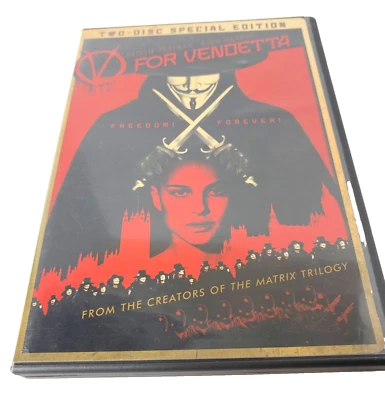 V for Vendetta  Horror Thriller Movie DVD 2 Disc Special Edition Natalie Portman - Image 1 of 4