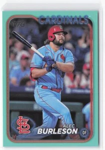 2024 Topps Update Alec Burleson #US256 Aqua - Picture 1 of 2