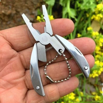 Angeln Camping Kleine Zange Neue Multi-Tool Zange Schlüsselanhänger L7H2 Z1 I1O8 - Bild 1 von 4