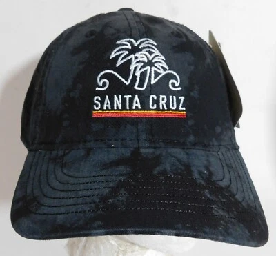 Santa Cruz California Hat Strapback Tye Dye Style Embroidered Cap - Image 1 of 3