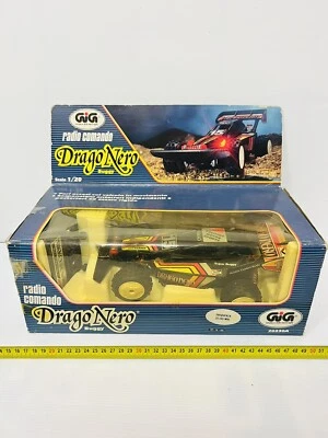 GIG NIKKO Schwarzer Drache Ferngesteuert Nicht Getestet Neu Selten!! - Bild 1 von 4