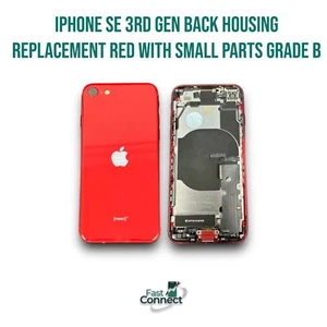iPhone SE 3RD Gen back housing Replacement Red With Small Parts Grade B - Picture 1 of 1