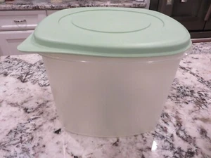 Vintage Martha Stewart Everyday MSE grande contenitore per alimenti 6,25 qt con coperchio verde usato in ottime condizioni - Foto 1 di 8