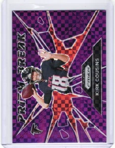 2024 Panini Prizm #7 Kirk Cousins Prizm Break Purple Power Prizm #/49 - Picture 1 of 2