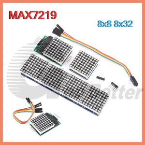 MAX7219 Led Dot Matrix Module 8x8 , 8x32 LED Display For Raspberry Arduinos Pi - Picture 1 of 15