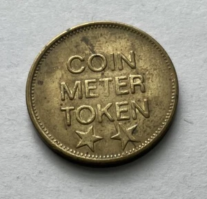 Brass Coin Meter Token 22mm - Picture 1 of 2