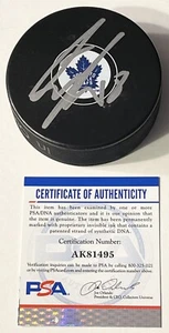 Andreas Johnsson Signed Autographed Toronto Maple Leafs Logo Puck PSA/DNA - Picture 1 of 1