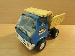 **LOOK** Superb Vintage Louis Marx TITAN Working Tipper / Dump Truck 1960's - Picture 1 of 5