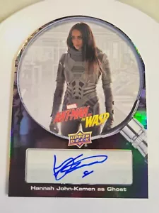 2018 Marvel Ant-Man & The Wasp Variant Photo Hannah John-Kamen Ghost QSF-HK Auto - Picture 1 of 2