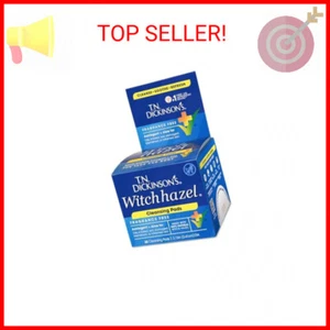 T.N. Almohadillas de limpieza Dickinson's Witch Hazel, 60 unidades - Imagen 1 de 2