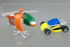 Vintage 1993 Galoob Micro Machines Marvel X-Men Wolverine Buggy Helicopter Set