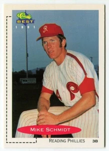 1991 Classic Best #1 Mike Schmidt Philadelphia Phillies - Bild 1 von 2